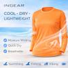 INGEAR Women's Rash Guard Shirts UPF 50+ Swim Shirt for Sun Protection Running Shirt Lightweight Quick Dry Top Sizes S-XXL (Violet, Medium) view 4