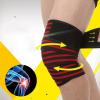 Sports Knee Wraps Practical Knee Brace Strap Fastener Tape for Sports Red view 2