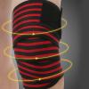 Sports Knee Wraps Practical Knee Brace Strap Fastener Tape for Sports Red view 3