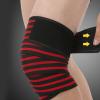 Sports Knee Wraps Practical Knee Brace Strap Fastener Tape for Sports Red view 4