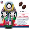 Franklin Sports NFL Inflatable Target Toss Game - Kids Mini Football Throwing Game Set - Portable Indoor + Outdoor Toy Football Target + Mini Footballs - 51" view 2