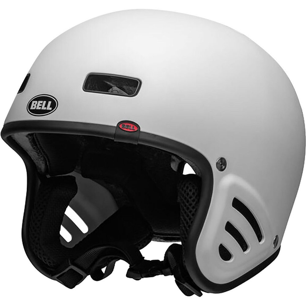 BELL Racket Adult BMX Bike Helmet - Matte White (2023), Large (59-61.5 cm)