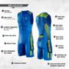 Synergy Triathlon Tri Suit - Men's Elite Sleeveless Trisuit (Black Night, Small) view 3