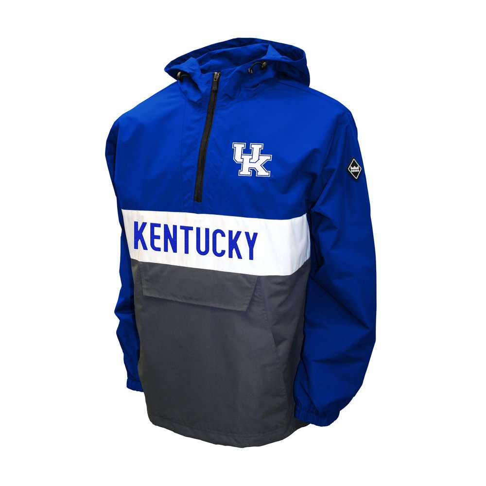 Franchise Club Mens Alpha Anorak L Kentucky WildcatsRoyal Blue