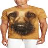 The Mountain Men's German Shepherd Face, Brown, 4XL view 1