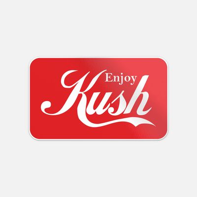 Enjoy Kush Parotee Car Bumper Vinyl Sticker Decal