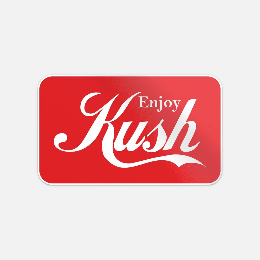 Enjoy Kush Parotee Car Bumper Vinyl Sticker Decal