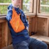 Tacticouture Yellowstone National Park Map Survival Bandana - Ultralight Emergency Navigation Scarf - Lightweight Signal Blaze Orange Hiking Camping view 4