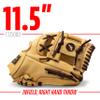 Franklin Sports CTZ5000 Baseball Fielding Glove - Men's Adult + Youth Baseball Glove - Cowhide Leather Mitt - 11.5" I-Web for Infielders - Camel view 3