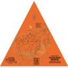 Tacticouture Great Smoky Mountains National Park Map Survival Bandana - Emergency Navigation Scarf - Waterproof Signal Blaze Orange Lightweight Hiking Camping Hunting Kit view 2