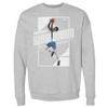 500 LEVEL Shai Gilgeous-Alexander Sweatshirt (Crew Sweatshirt, XX-Large, Heather Gray) - Shai Gilgeous-Alexander Stretch WHT view 1