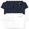 The Children's PlaceThe Children's Place Baby and Toddler Boys Short Sleeve Pique Polo 10 PackNautico/White9-12 Months view 1