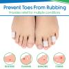 ViveSole Silicone Toe Sleeves (24 Pack) - Small Toe Protectors for Women view 3