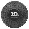 Champion Sports Rhino Fitness Slam Ball  Weighted, Sand-Filled, Bounce-Resistant Ball with Rubber Tread Surface for Strength Training, Crossfit, Core Workouts, 20 Pounds view 1