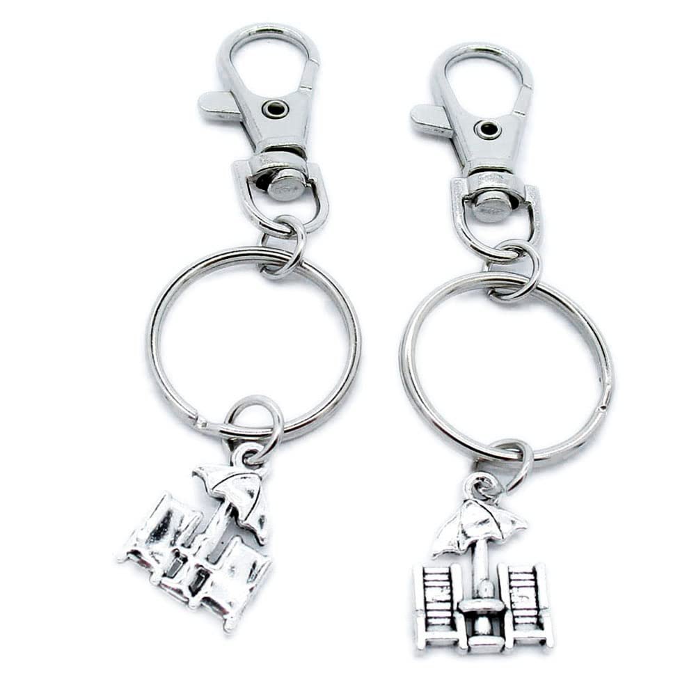 5 Pieces Keyring Keychain Wholesale Suppliers Jewelry Lobster Clasps EV4U5N Beach Chair
