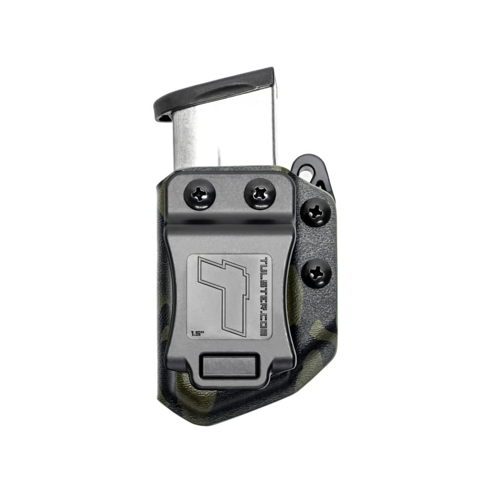 Universal 9mm/.40 Single Stack Mag Carrier- Tulster Echo Carrier IWB/OWB (Black Multicam)