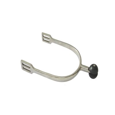 AJ Tack Mens Stainless Steel Soft Touch Rubber End English Spurs