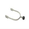 AJ Tack Mens Stainless Steel Soft Touch Rubber End English Spurs view 1