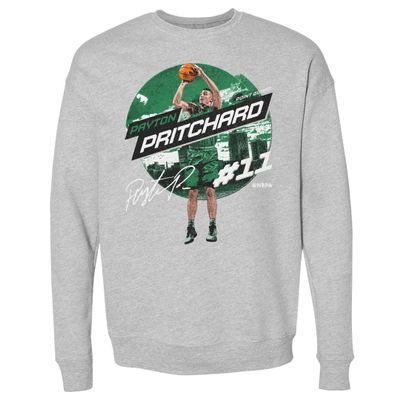 500 LEVEL Payton Pritchard Sweatshirt (Crew Sweatshirt, XX-Large, Heather Gray) - Payton Pritchard City Emblem WHT
