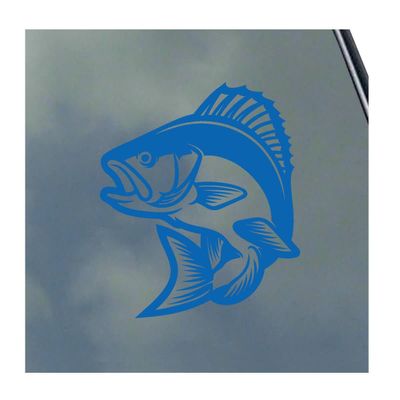 Bass Fish 01 Vinyl Sticker Decal Flushing Fishing Hunting Outdoors Trapping Deer Moose