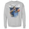 500 LEVEL Kawhi Leonard Sweatshirt (Crew Sweatshirt, XX-Large, Heather Gray) - Kawhi Leonard Premiere WHT view 1