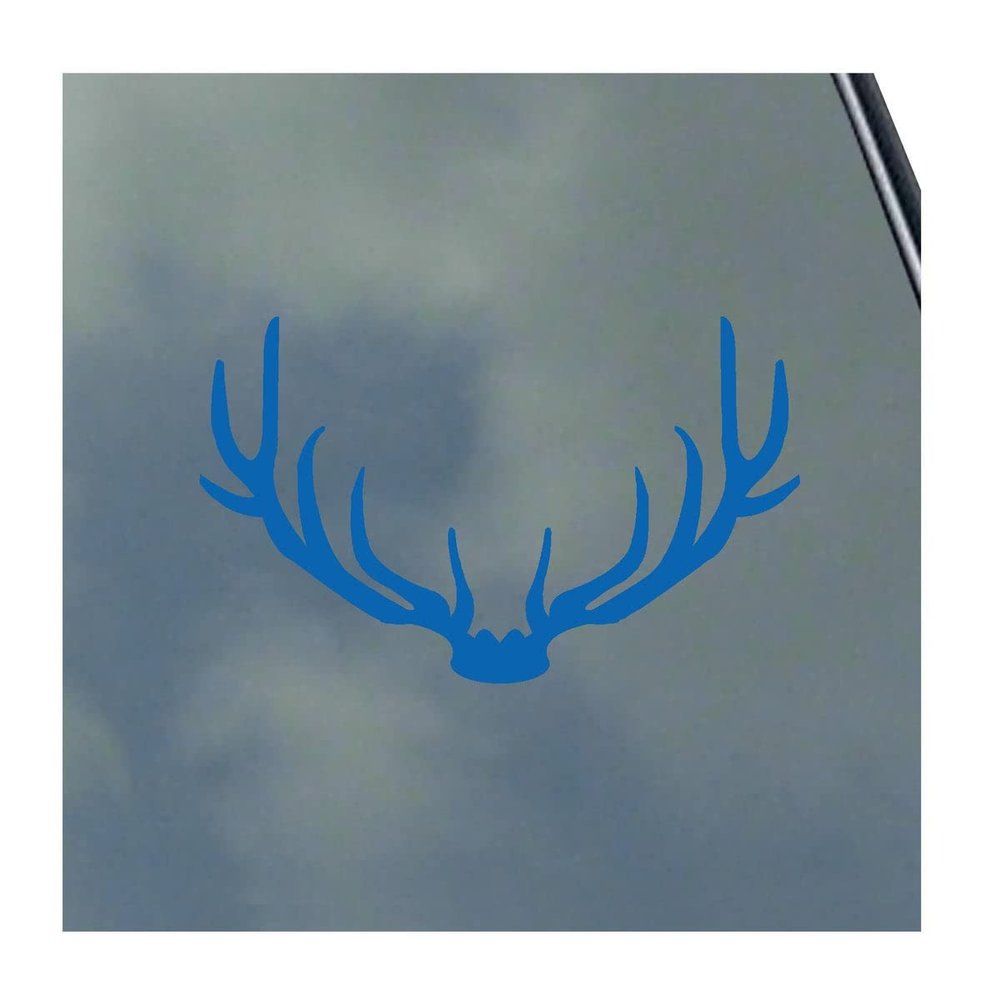 Antlers Vinyl Sticker Decal Flushing Fishing Hunting Outdoors Trapping Deer Moose