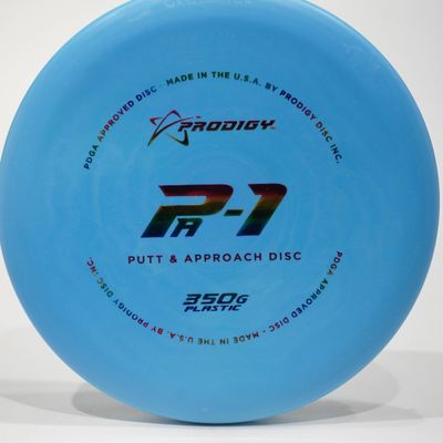 Prodigy PA-1 (350G Plastic) Putter & Approach Golf Disc, Pick Color/Weight [Stamp & Exact Color May Vary] Blue 170-172 Grams
