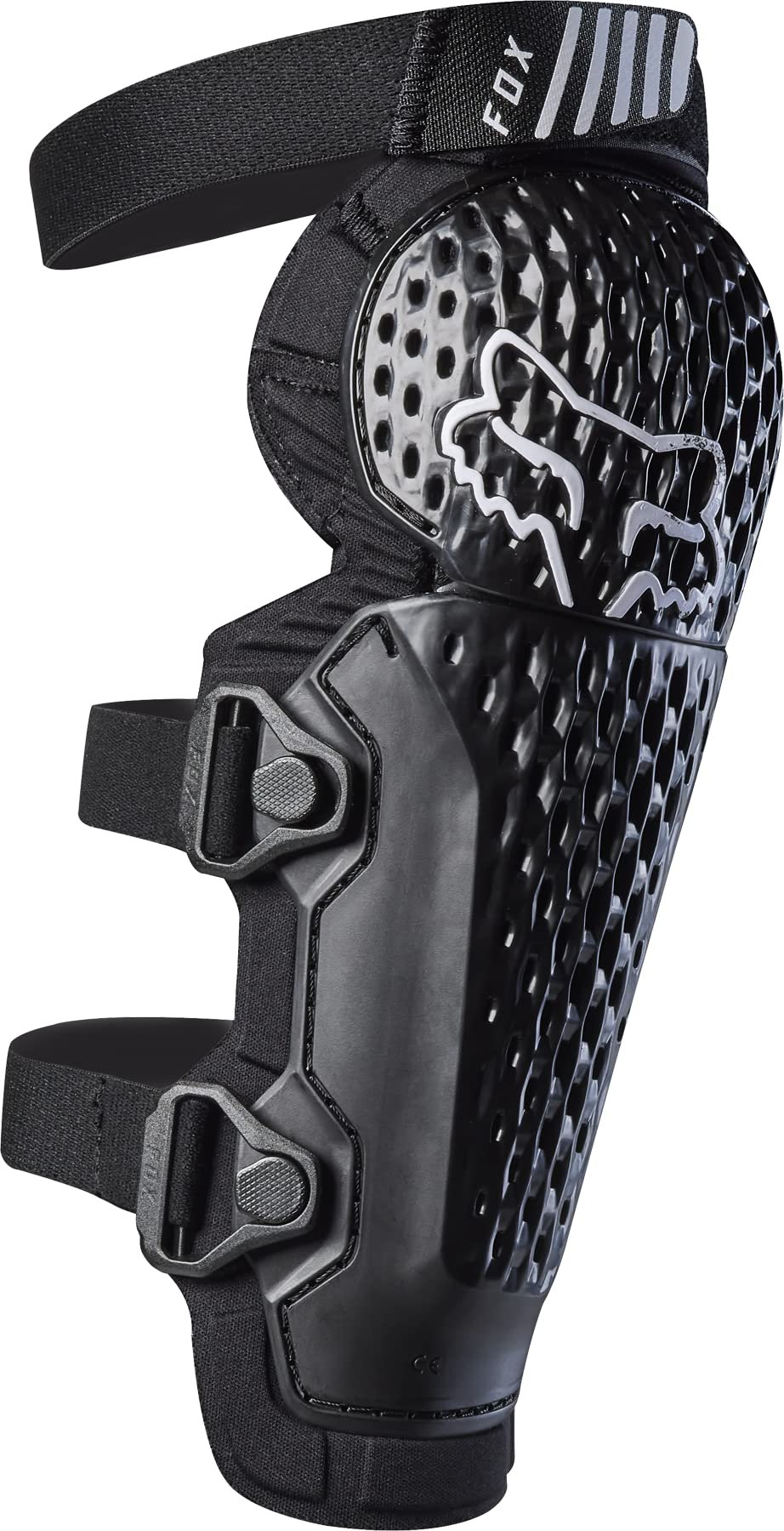 Fox Racing Youth Titan Race CE Motocross Dirt Bike Knee/Shin Pads, Black, One Size