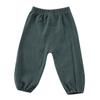 BULINGNA Cute Toddler Kids Baby Boy Girl Casual Eelastic Harem Long Pants Bloomers (Green, 3-4 Years) view 1
