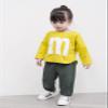 BULINGNA Cute Toddler Kids Baby Boy Girl Casual Eelastic Harem Long Pants Bloomers (Green, 3-4 Years) view 2