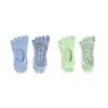 HRUIFENG Women's Five-Toed Non-Slip Toe Socks, Suitable For Ballet, Yoga, Pilates, Barre Fitness Non-Slip Socks. 2 Pairs (set-B), 5-10 view 1