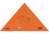 Tacticouture Rocky Mountain National Park Map Survival Bandana - Emergency Navigation Scarf - Waterproof Signal Blaze Orange Lightweight Hiking Camping Hunting Kit view 2