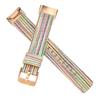 Abanen Women Band for Fitbit Charge 5, Soft Woven Canvas Nylon Quick Dry Wrist Strap for Fitbit Charge 5 (Colorful) view 3