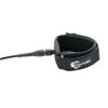 Culture Supply Surfboard Surf Leash (6 Sizes - 5 Colors): 6ft Comp | 6 ft Reg | 7ft | 8ft | 9ft | 10ft (Black, 6ft COMP) view 2