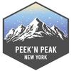 Peek'n Peak New York Ski Snowboard Adventures Souvenir 2 Inch Vinyl Decal Sticker Mountain Design view 1