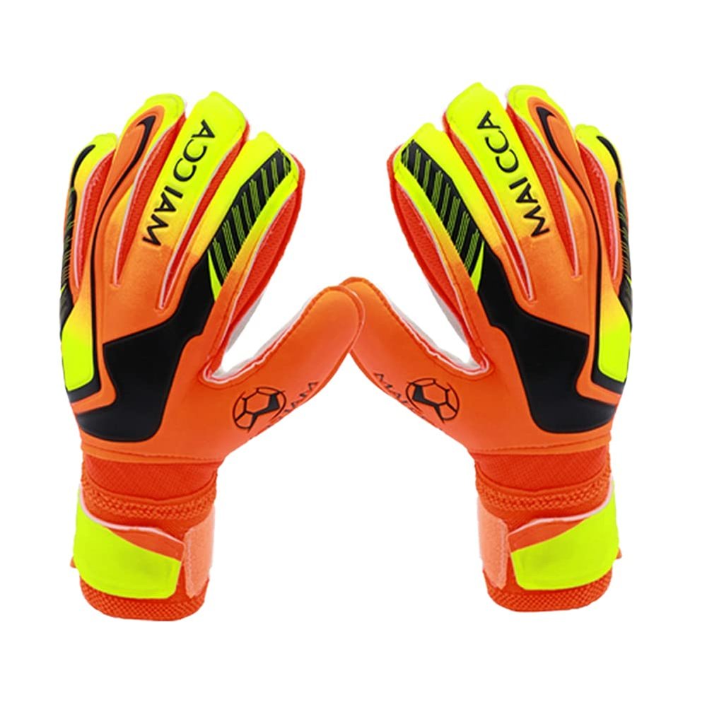 XXMU Soccer Goalie Goalkeeper Gloves for Kids Boys Children Youth and Adult Football Gloves Protection Super Grip Palms