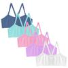 Popular Girls Seamless Training Bra - Crop Sports Bra Pack Racerback 5PK Brights XL