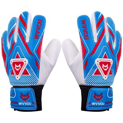 WVVOU Goalkeeper Gloves for Kids Youth, Soccer Goalie Gloves with Double Protection, Anti-Slip Soccer Gloves, Super Grip