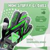 WVVOU Goalkeeper Gloves for Kids Youth, Soccer Goalie Gloves with Double Protection, Anti-Slip Soccer Gloves, Super Grip view 2