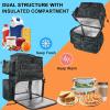 MATEIN Fishing Backpack, Water Resistant Fishing Tackle Box Bag with Rod Holders & Cooler, Gear Gifts for Men view 3