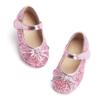 Otter MOMO Toddler/Little Girls Mary Jane Ballerina Flats Shoes Slip-on School Party Pink Dress Shoes Size 1 view 1