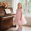 Otter MOMO Toddler/Little Girls Mary Jane Ballerina Flats Shoes Slip-on School Party Pink Dress Shoes Size 1 view 3