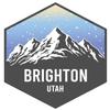 Brighton Utah Ski Snowboard Adventures Souvenir 2 Inch Vinyl Decal Sticker Mountain Design