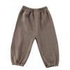 BULINGNA Cute Toddler Kids Baby Boy Girl Casual Eelastic Harem Long Pants Bloomers (Coffee, 3-4 Years) view 1