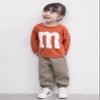BULINGNA Cute Toddler Kids Baby Boy Girl Casual Eelastic Harem Long Pants Bloomers (Coffee, 3-4 Years) view 2