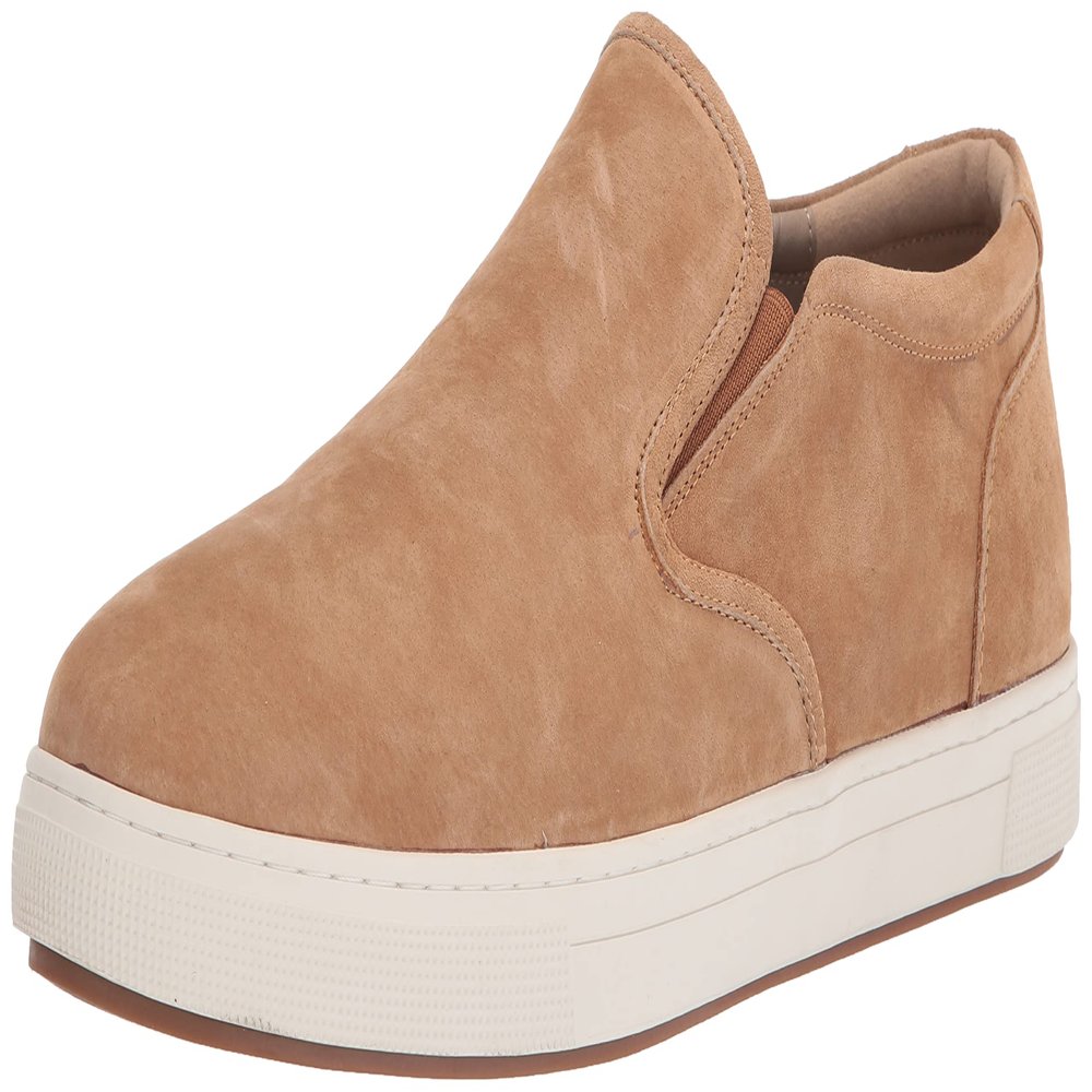Propt Mens Kip Sneaker, Camel, 8 Wide US