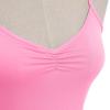 Ballet Leotards for Women Hard Organdy Platter Tutu Dance Leotards Adult Professional Swan Lake Ballerina Costume Gymnastics Spaghetti Shoulder Strap Bodysuit Classic Pancake Skirt Pink Medium view 4