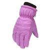 Kids Snow Gloves Winter Waterproof Ski Mittens Warm Thicken Breathable Windproof Gloves for Boys Girls Kids (Purple, 4-8 Years) view 2