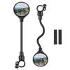 2 Pack Bike Mirror,Adjustable Rotatable Rear View Glass Convex Mirror Bicycle Mirrors,Handlebar Rear View Mirrors for Mountain Road Bike Bicycle Electric Motorcycle view 1