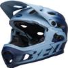 BELL Super DH MIPS Adult Mountain Bike Helmet - Matte Light Blue/Navy (2024), Medium (55-59 cm) view 3